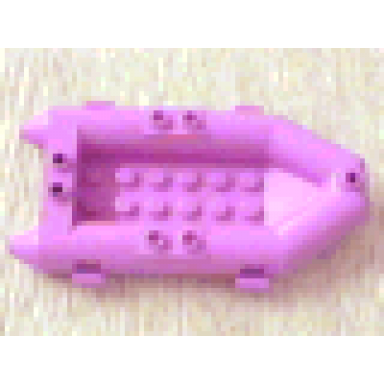 dark pink boat rubber raft small
