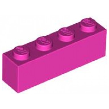 dark pink brick 1 x 4