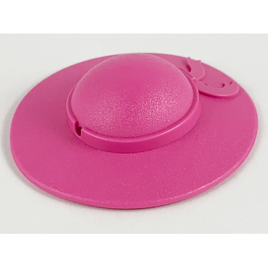 dark pink belville clothes hat womans wide brim