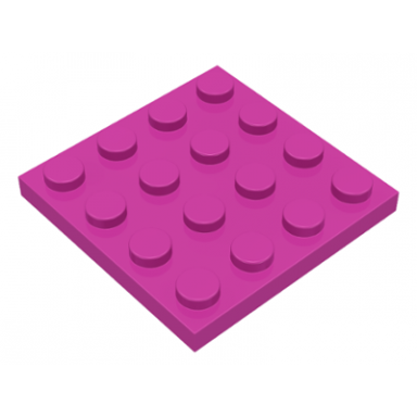 dark pink plate 4 x 4