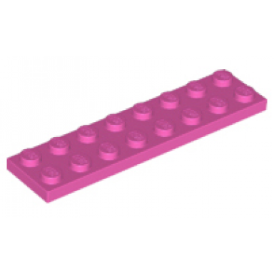 dark pink plate 2 x 8