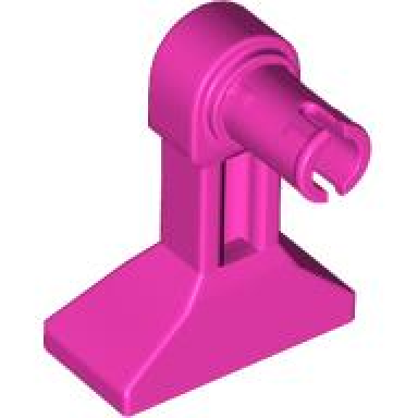 dark pink leg mechanical droid with technic pin