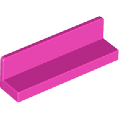 dark pink panel 1 x 4 x 1