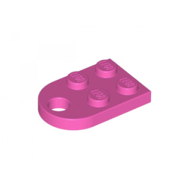 dark pink plate modified 2 x 3 with hole