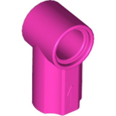 dark pink technic axle and pin connector angled 1