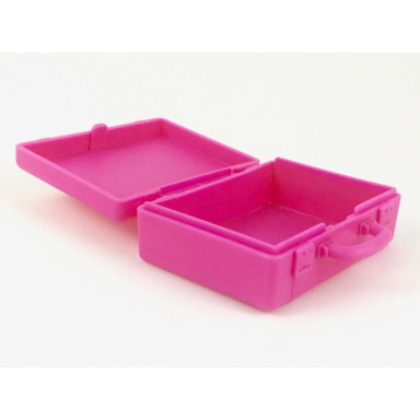 dark pink scala utensil suitcase