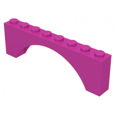 dark pink arch 1 x 8 x 2
