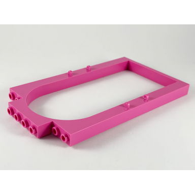 dark pink door frame 1 x 8 x 12 arched