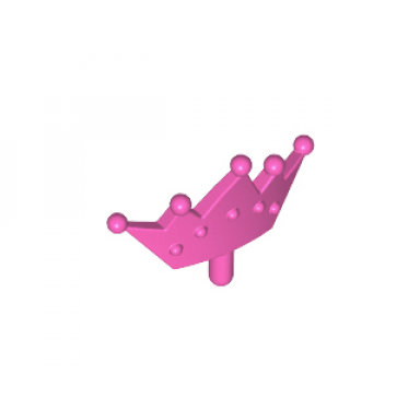 minifigure crown tiara 5 points rounded ends