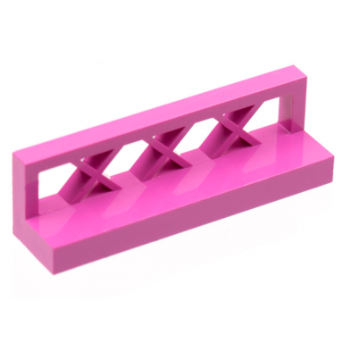 dark pink fence 1 x 4 x 1 lattice