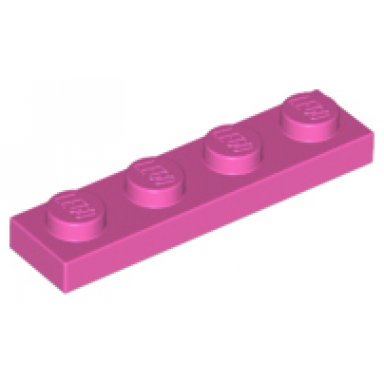 dark pink plate 1 x 4