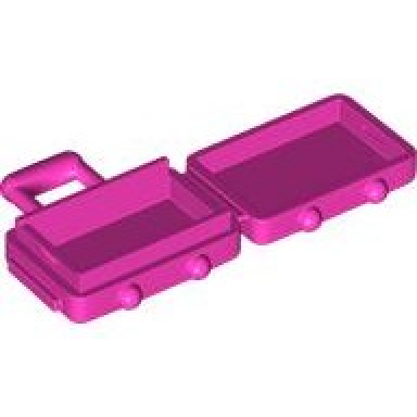 dark pink minifigure utensil suitcase with long handle