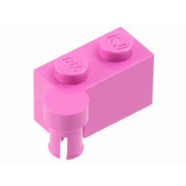 dark pink hinge brick 1 x 4 swivel top