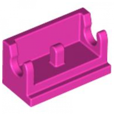 dark pink hinge brick 1 x 2 base
