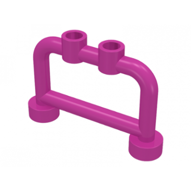 dark pink bar 1 x 4 x 2 with open studs