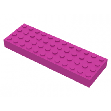 dark pink brick 4 x 12