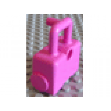 dark pink duplo utensil bag with wheels
