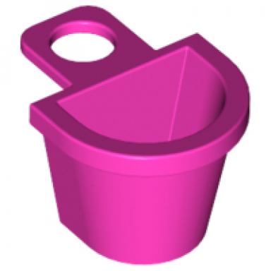 dark pink minifigure container d-basket