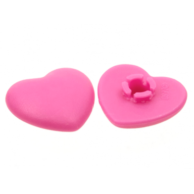 dark pink clikits icon heart 2 x 2 large with pin