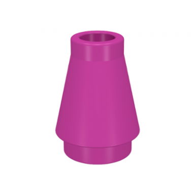 dark pink cone 1 x 1