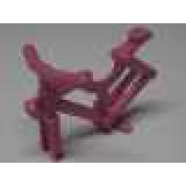 dark pink bicycle frame