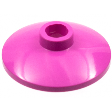 dark pink dish 2 x 2 inverted radar