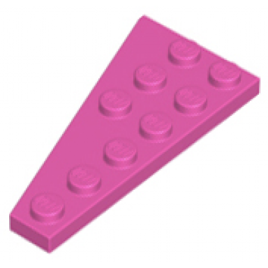 dark pink wedge plate 6 x 3 right
