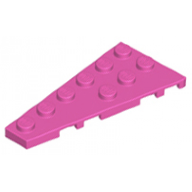 dark pink wedge plate 6 x 3 left