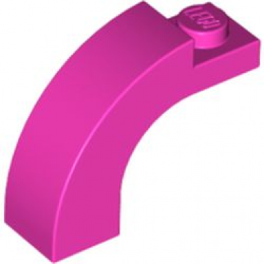 dark pink arch 1 x 3 x 2 curved top