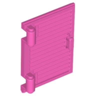 dark pink shutter for window 1 x 2 x 3 with hinges and handle