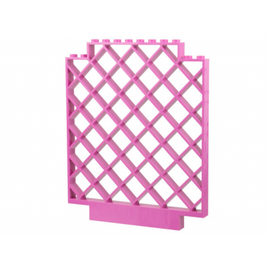 dark pink belville wall lattice 12 x 1 x 12 square