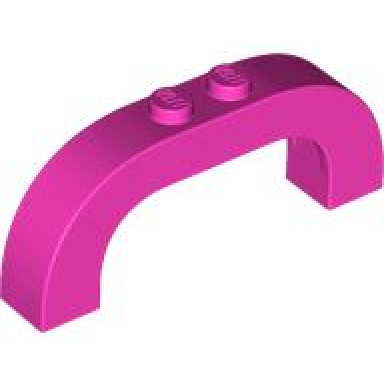 dark pink arch 1 x 6 x 2 curved top
