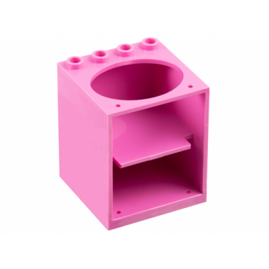 container cupboard 4 x 4 x 4 with elliptical hole for sink