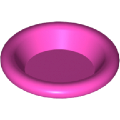 dark pink minifigure utensil dish 3 x 3