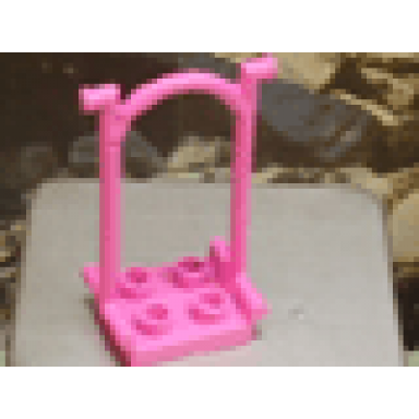 dark pink duplo swing seat