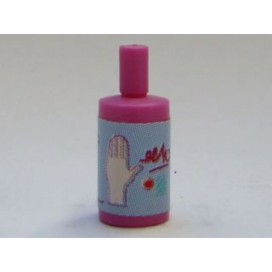 dark pink scala accessories bottle simple with hand lotion pattern sticker - set 3142