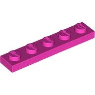 dark pink plate 1 x 5