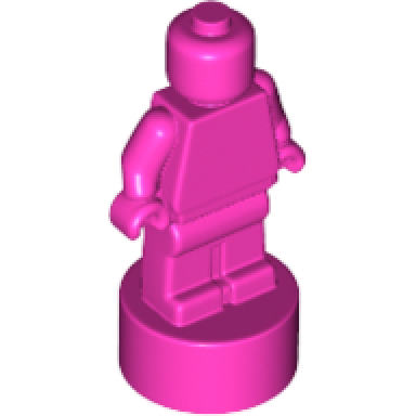 dark pink minifigure utensil statuette trophy