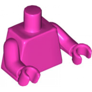 dark pink torso plain same color arms same color hands