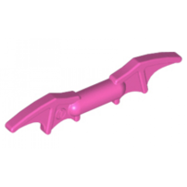 dark pink minifigure weapon batman batarang 2 bat wings with bar in middle