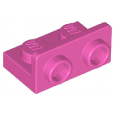 dark pink bracket 1 x 2 - 1 x 2 inverted