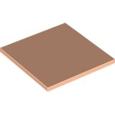 light nougat tile 6 x 6 with bottom tubes