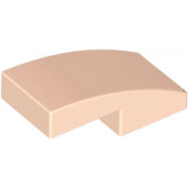 light nougat slope curved 2 x 1 x 2 3