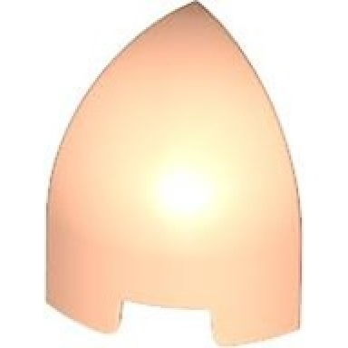 light nougat slope curved 1 x 1 x 1 1 3 corner round