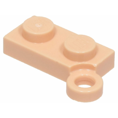 light nougat hinge plate 1 x 4 swivel base