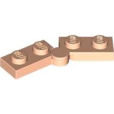 light nougat hinge plate 1 x 4 swivel 2429 2430