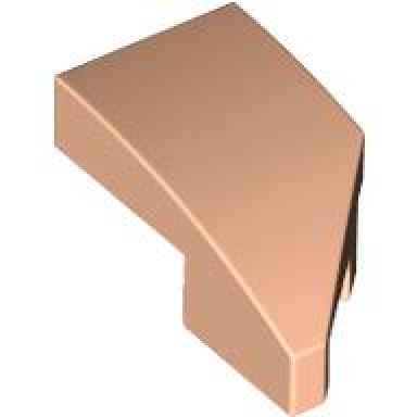 light nougat wedge 2 x 1 x 2 3 left