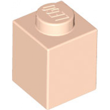 light nougat brick 1 x 1