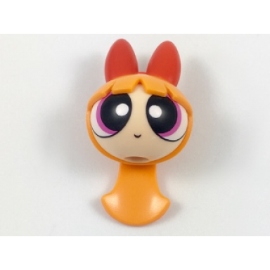 light nougat minifigure head modified blossom pattern