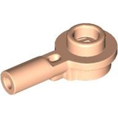light nougat bar 1l with 1 x 1 round plate with hollow stud